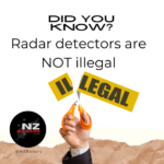are radar scanners illegal in New Zealand?